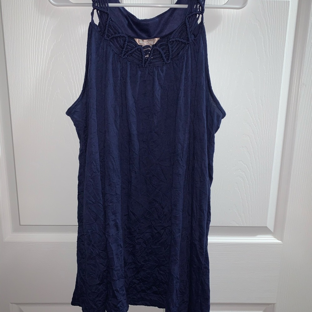 White Stag blue tank top